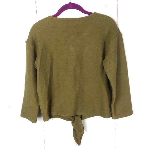 Texture & Thread X Madewell Olive Cropped Top - Picture 6 of 6